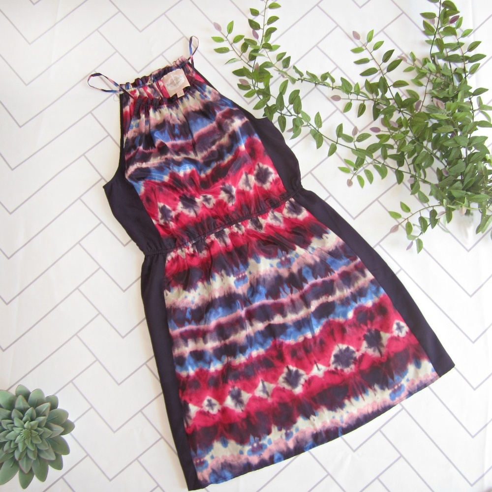 Romeo & Juliet Couture Purple Tie Dye Dress sz M